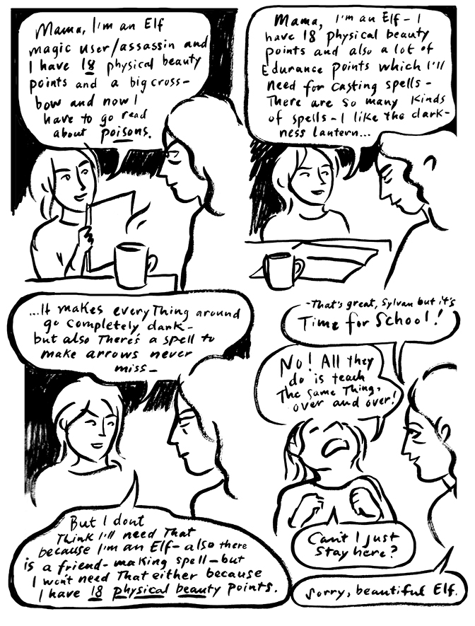 PIE FIGHT Comics by Glynnis Fawkes Mutha Magazine