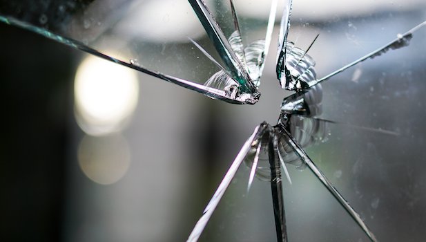 Broken glass